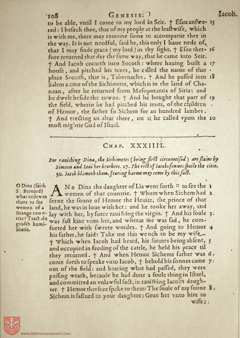 Original Douay Rheims Catholic Bible scan 0128