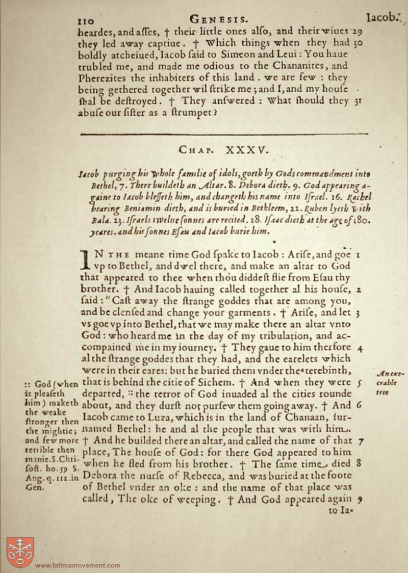 Original Douay Rheims Catholic Bible scan 0130