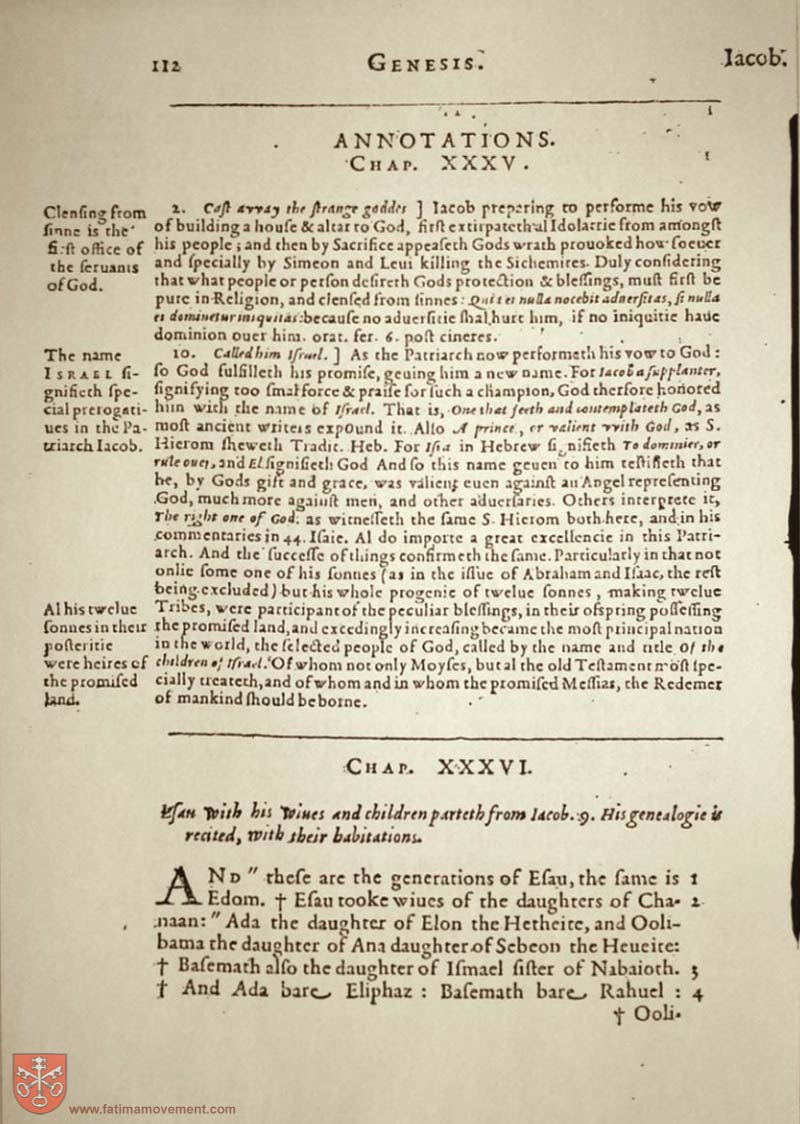 Original Douay Rheims Catholic Bible scan 0132