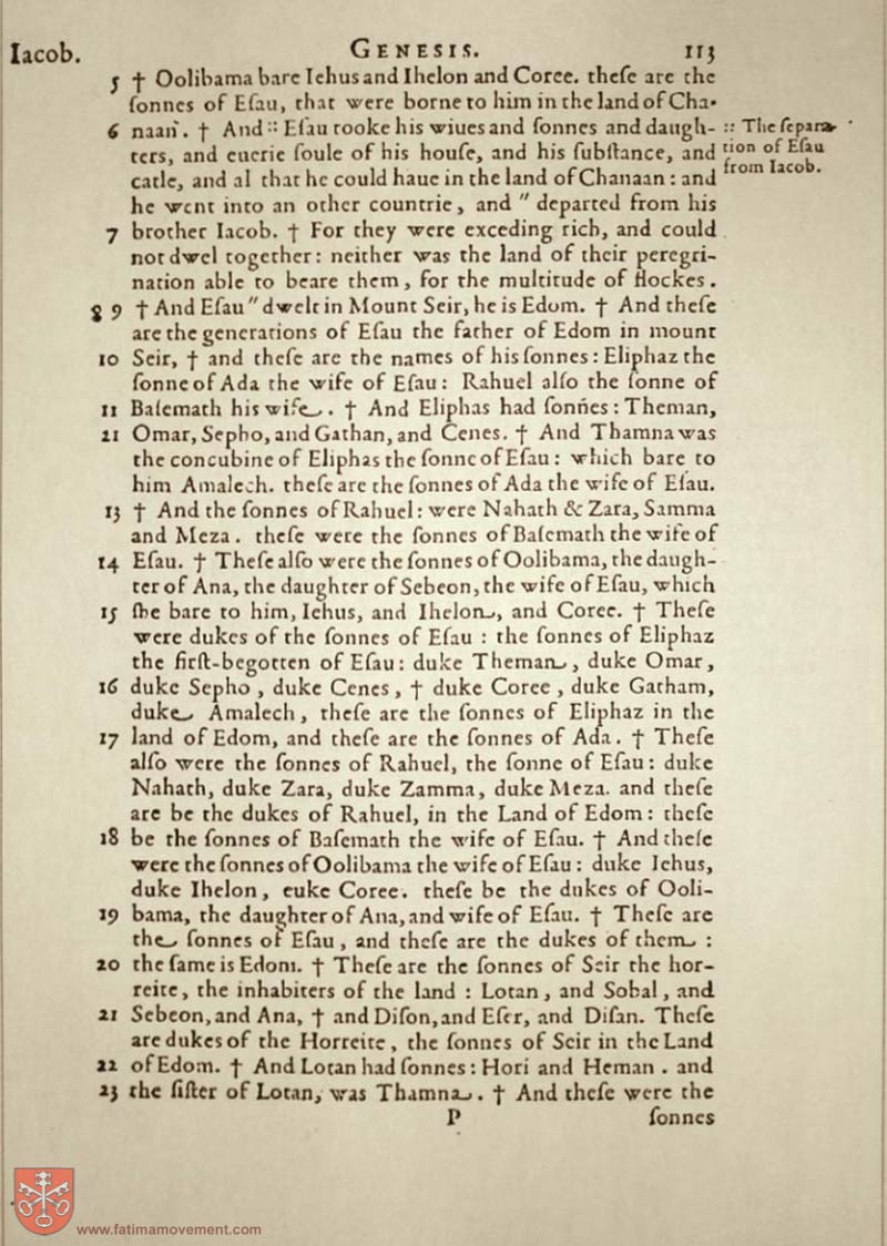 Original Douay Rheims Catholic Bible scan 0133