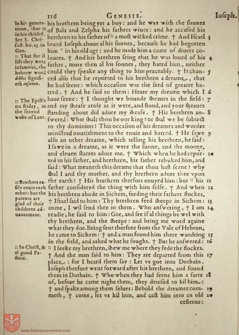 Original Douay Rheims Catholic Bible scan 0136