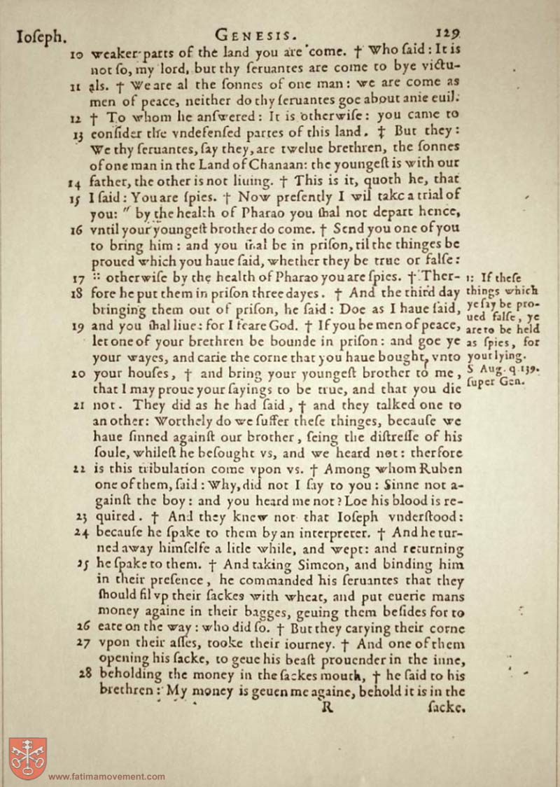 Original Douay Rheims Catholic Bible scan 0149