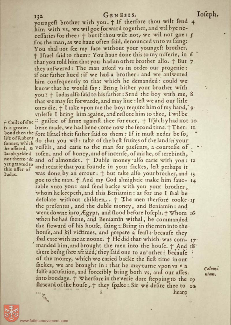 Original Douay Rheims Catholic Bible scan 0152