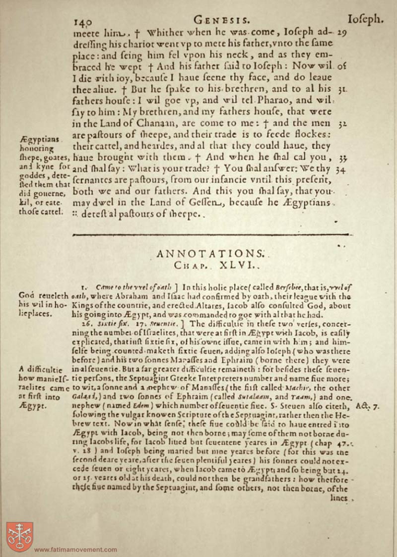 Original Douay Rheims Catholic Bible scan 0160