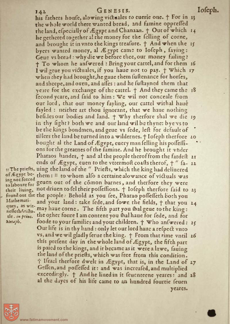 Original Douay Rheims Catholic Bible scan 0162