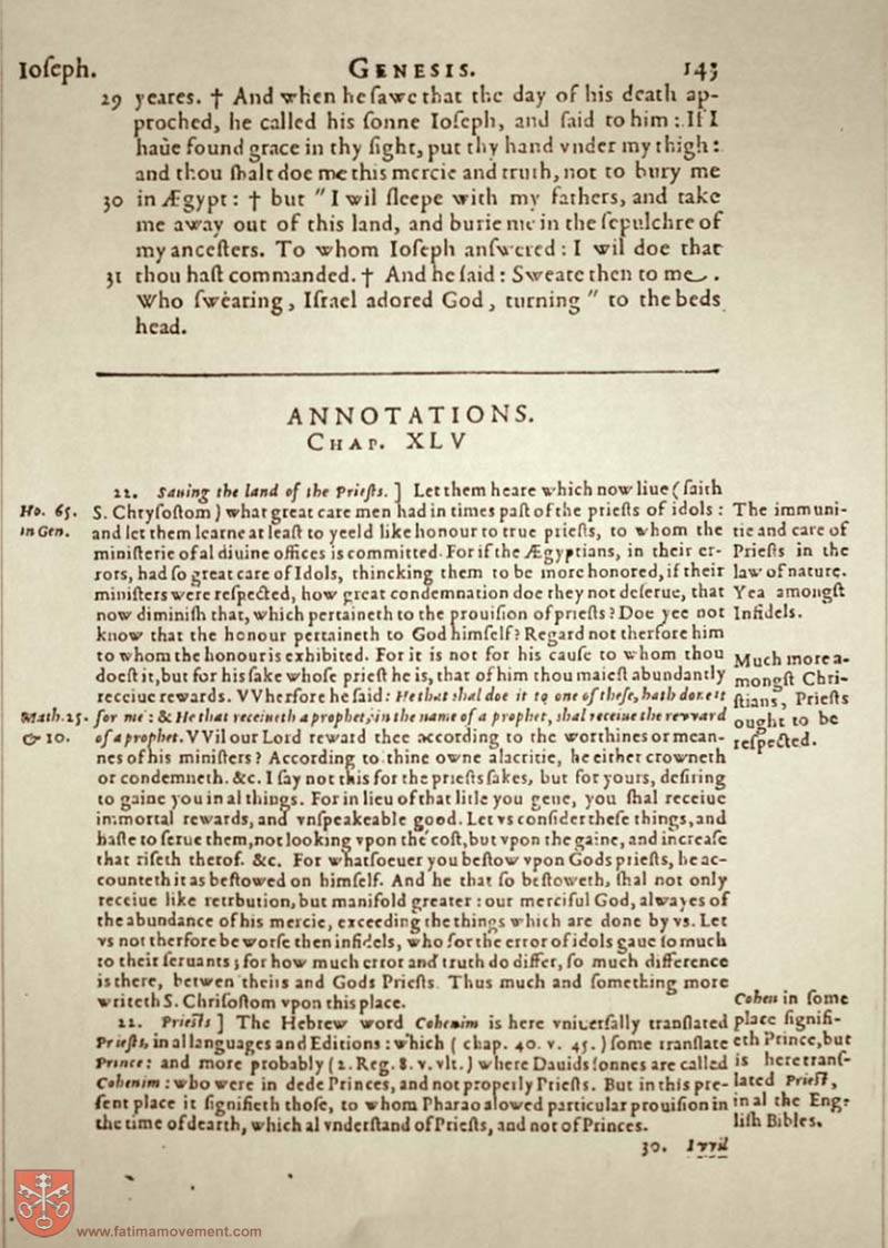 Original Douay Rheims Catholic Bible scan 0163