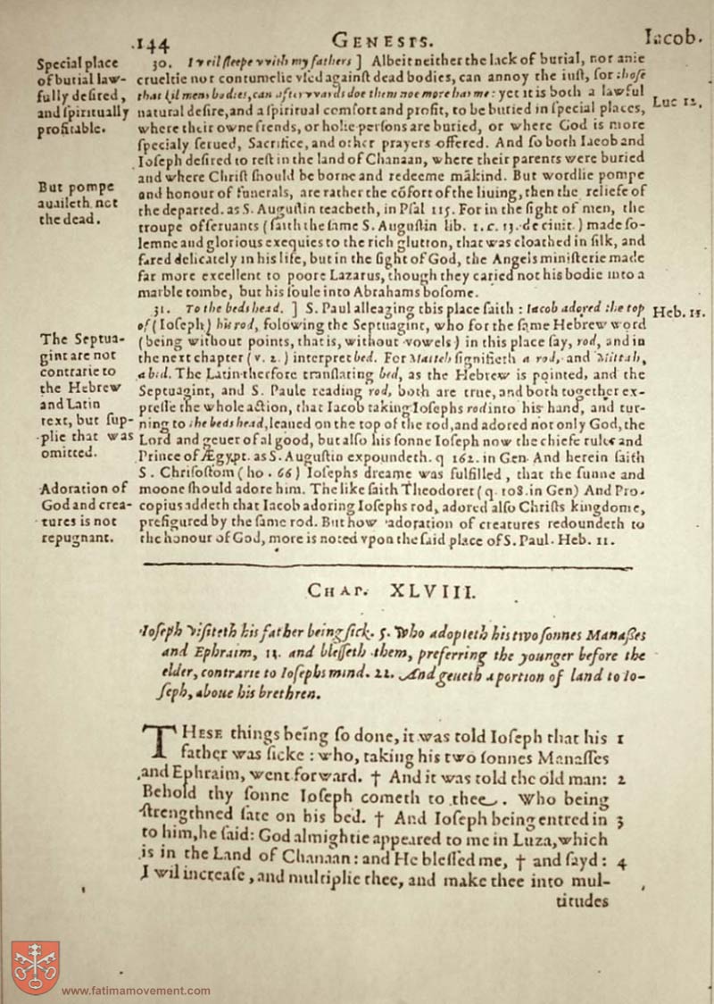 Original Douay Rheims Catholic Bible scan 0164
