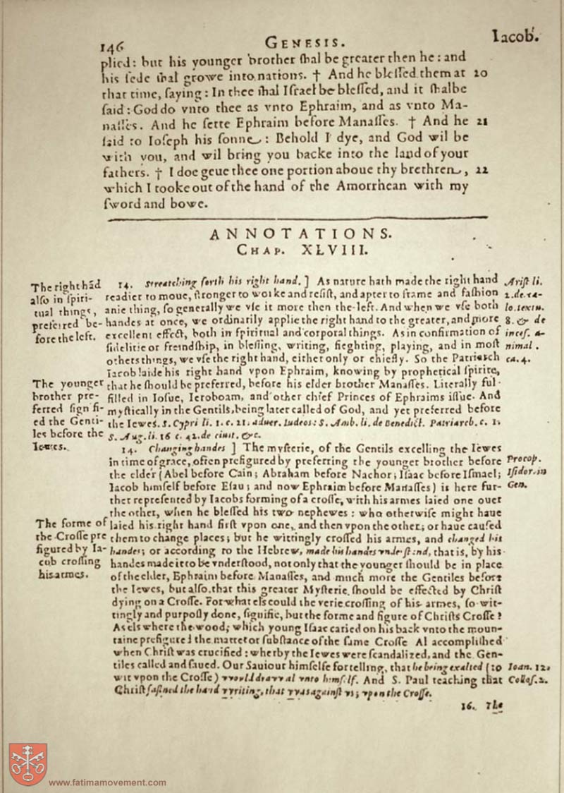 Original Douay Rheims Catholic Bible scan 0166