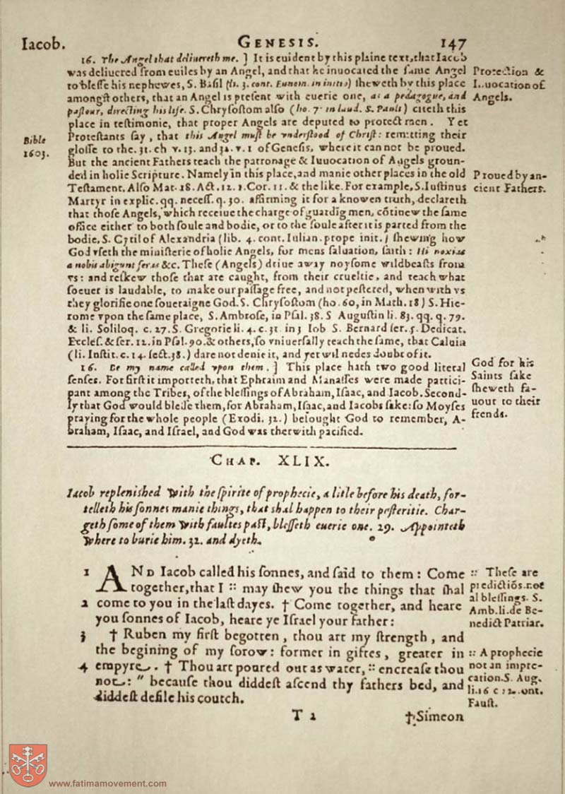 Original Douay Rheims Catholic Bible scan 0167