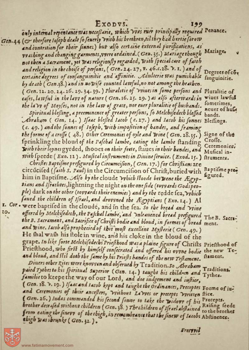 Original Douay Rheims Catholic Bible scan 0219