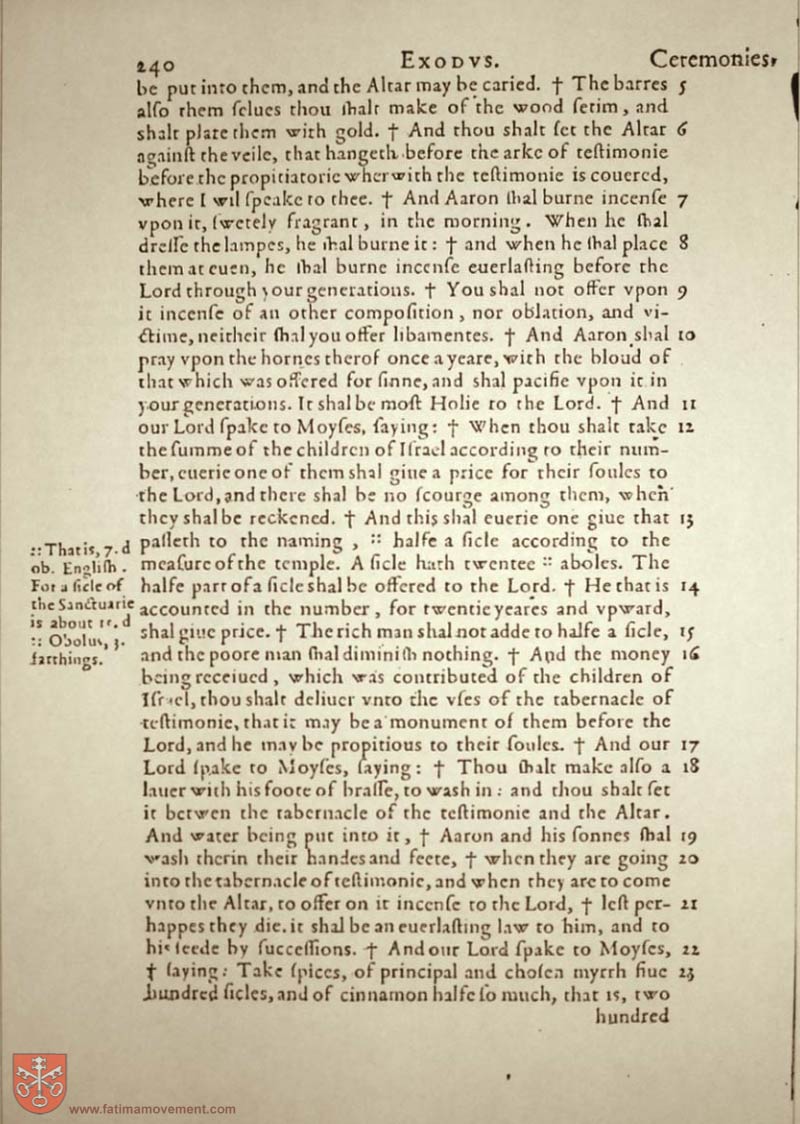 Original Douay Rheims Catholic Bible scan 0260