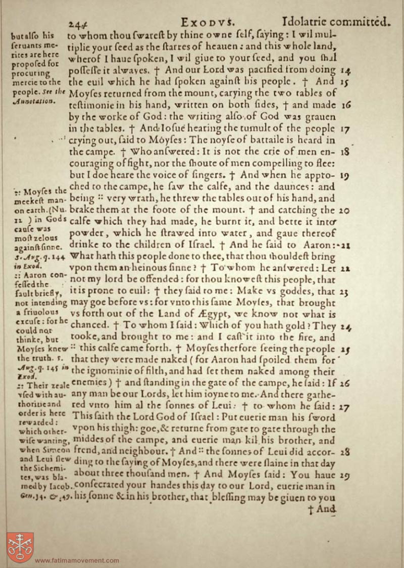 Original Douay Rheims Catholic Bible scan 0264