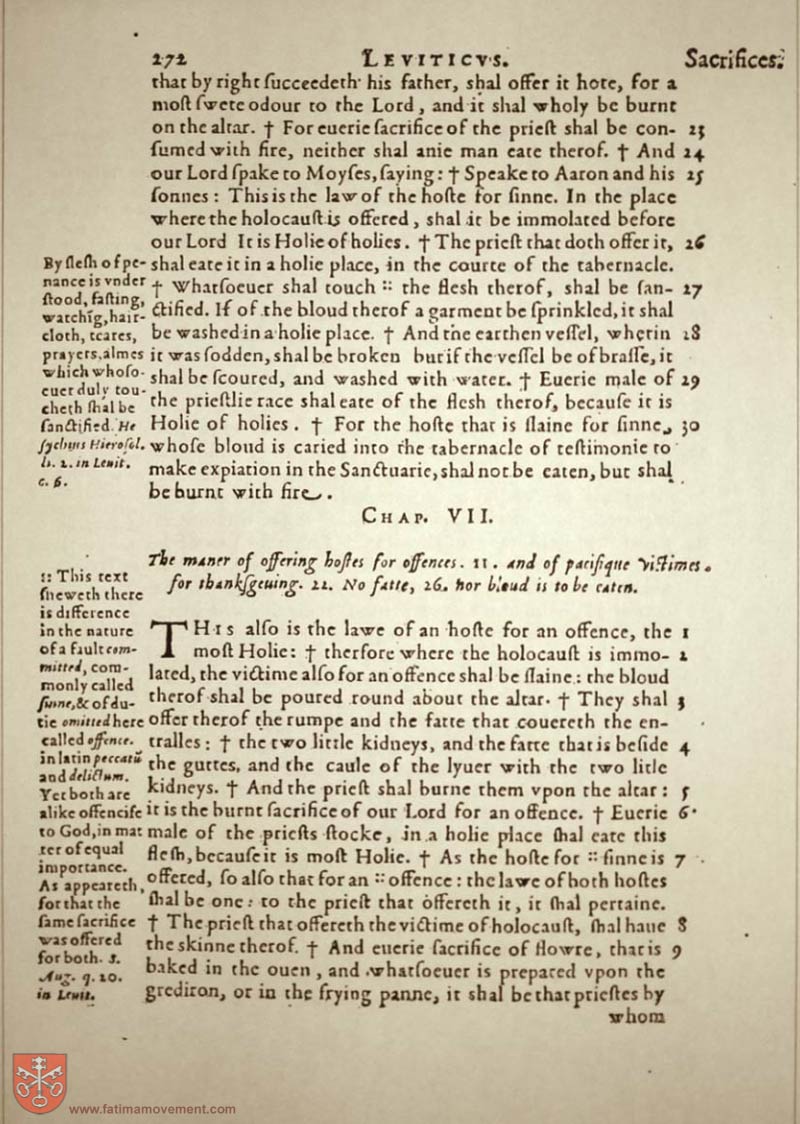 Original Douay Rheims Catholic Bible scan 0292