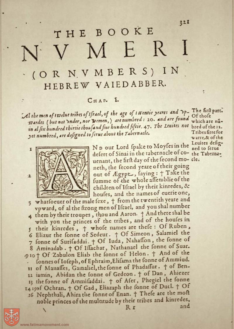 Original Douay Rheims Catholic Bible scan 0000