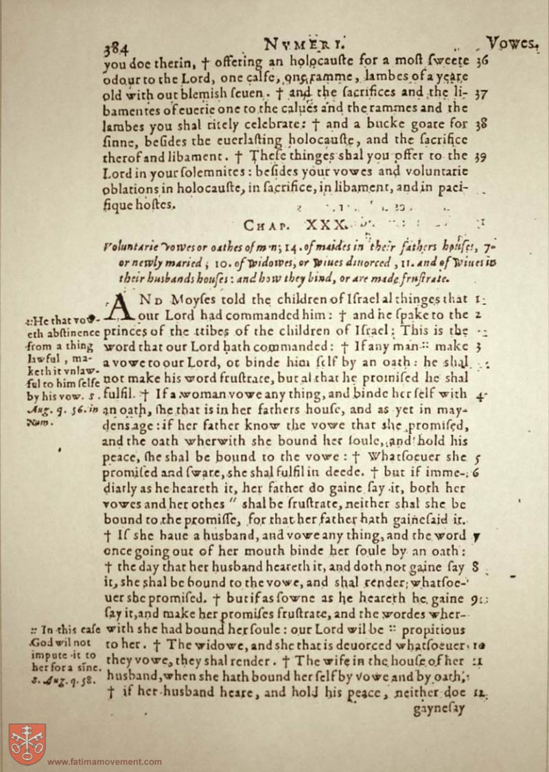 Original Douay Rheims Catholic Bible scan 0404