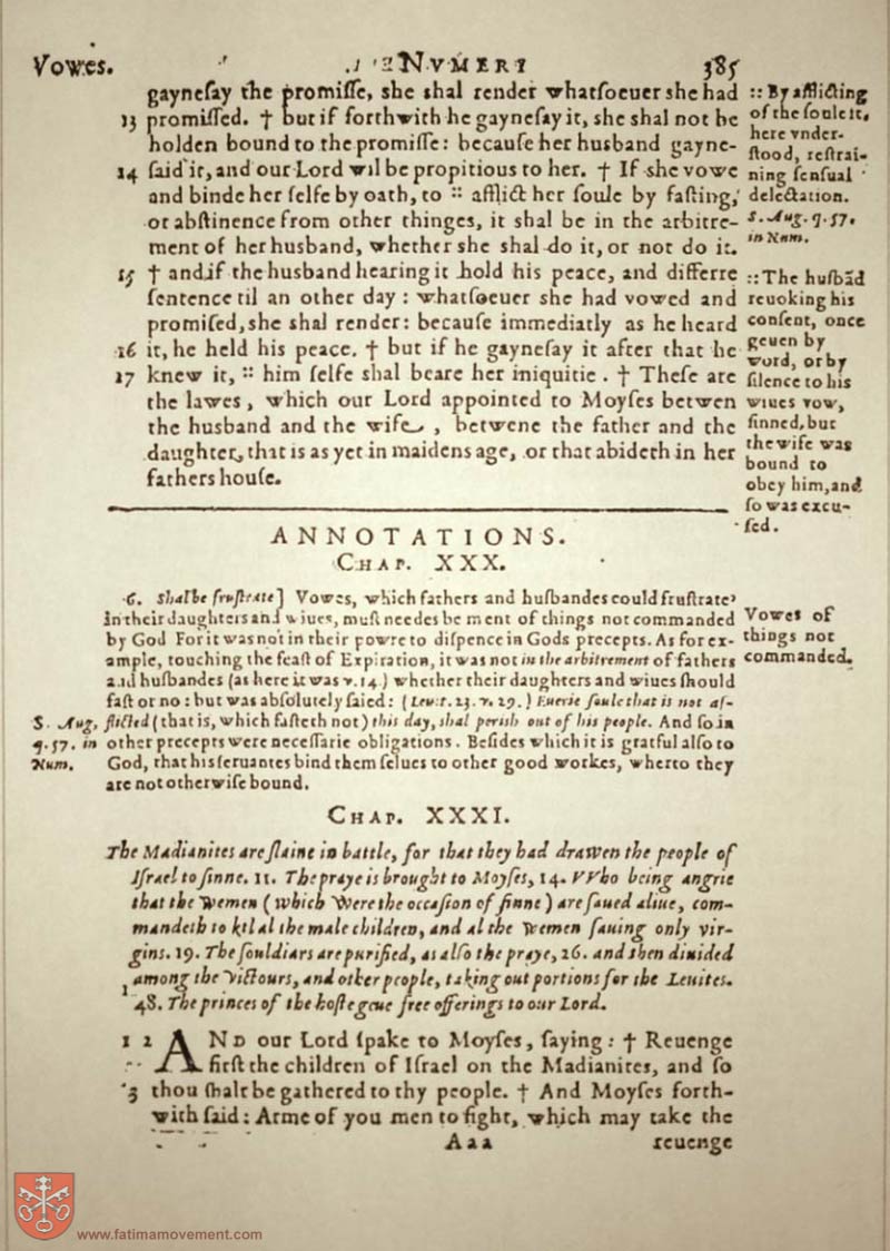 Original Douay Rheims Catholic Bible scan 0405