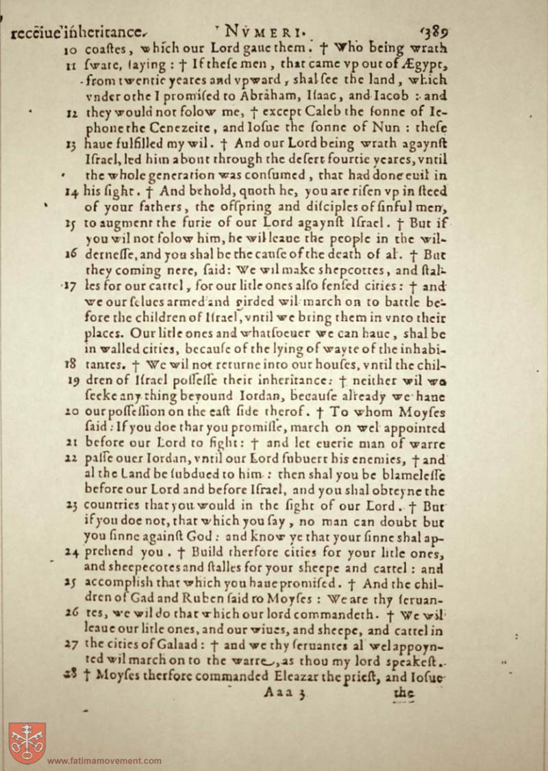 Original Douay Rheims Catholic Bible scan 0409