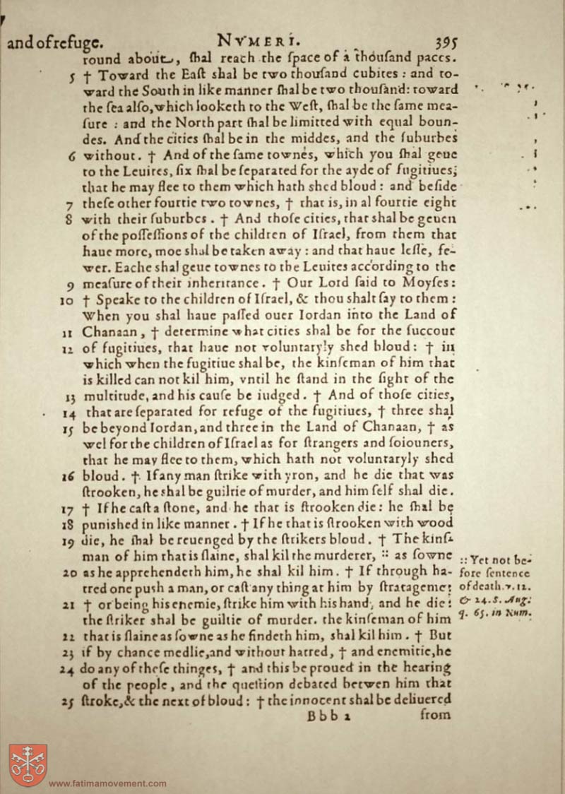 Original Douay Rheims Catholic Bible scan 0415