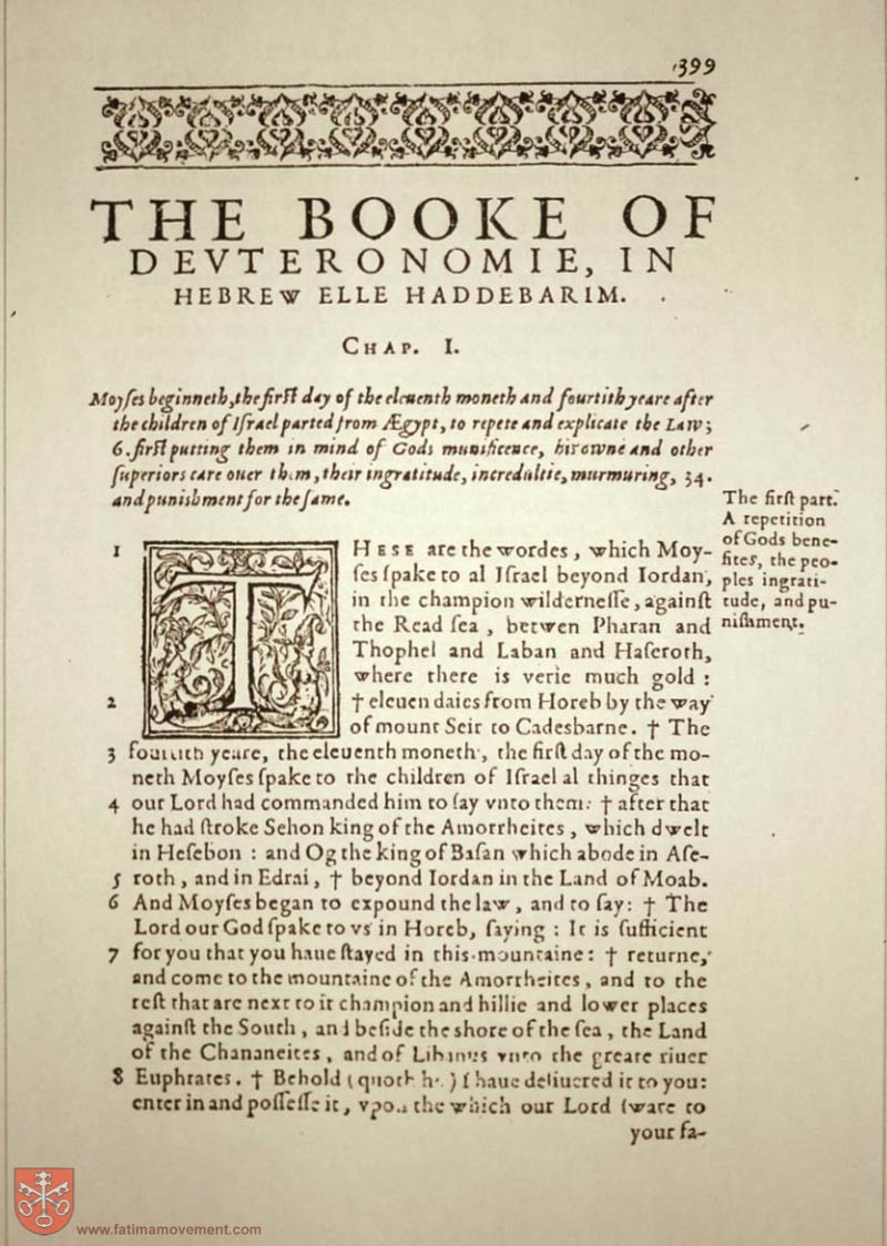 Original Douay Rheims Catholic Bible scan 0419