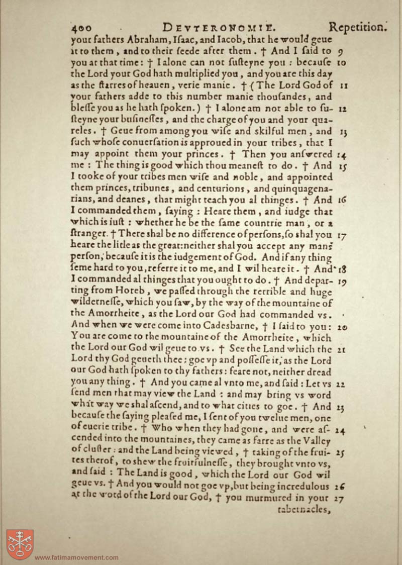 Original Douay Rheims Catholic Bible scan 0420