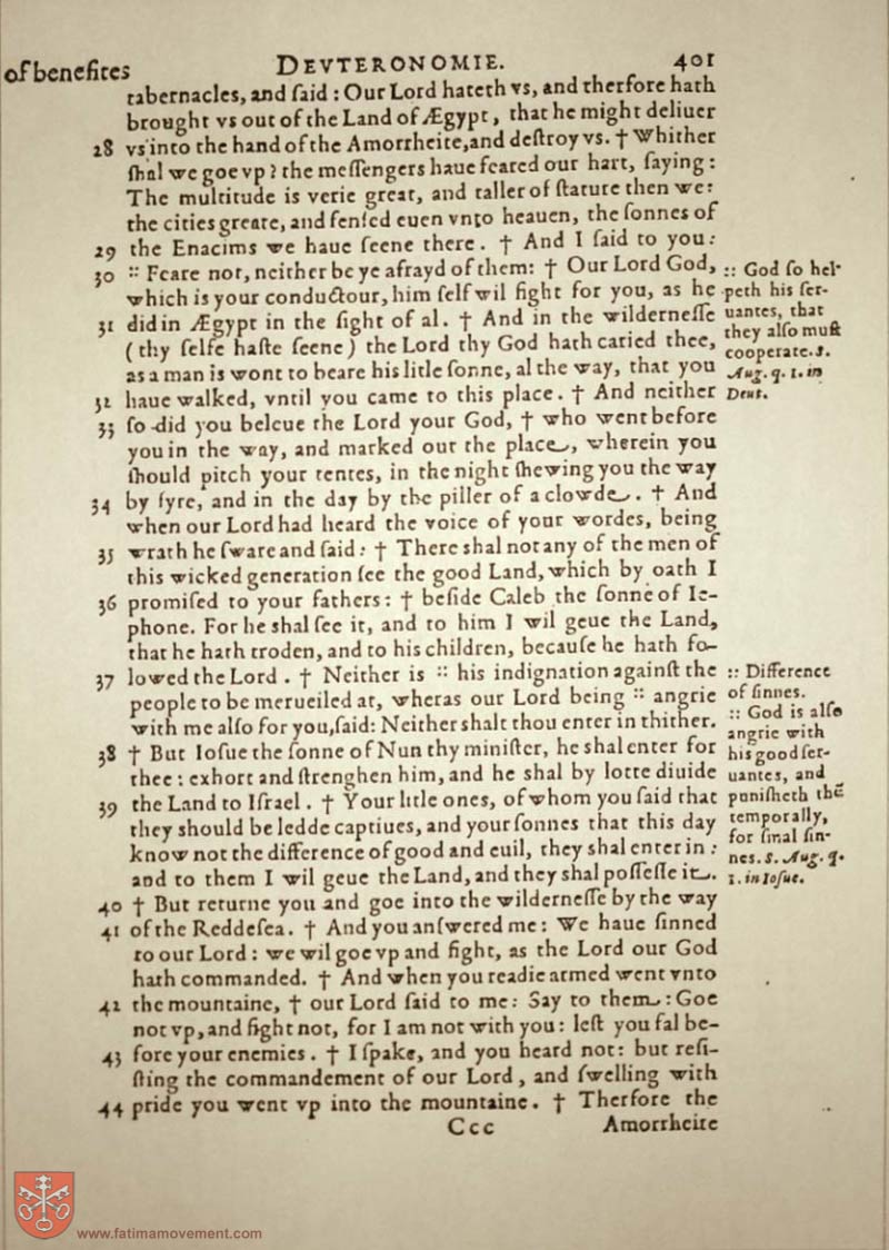 Original Douay Rheims Catholic Bible scan 0421