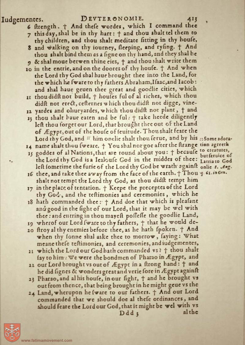 Original Douay Rheims Catholic Bible scan 0433