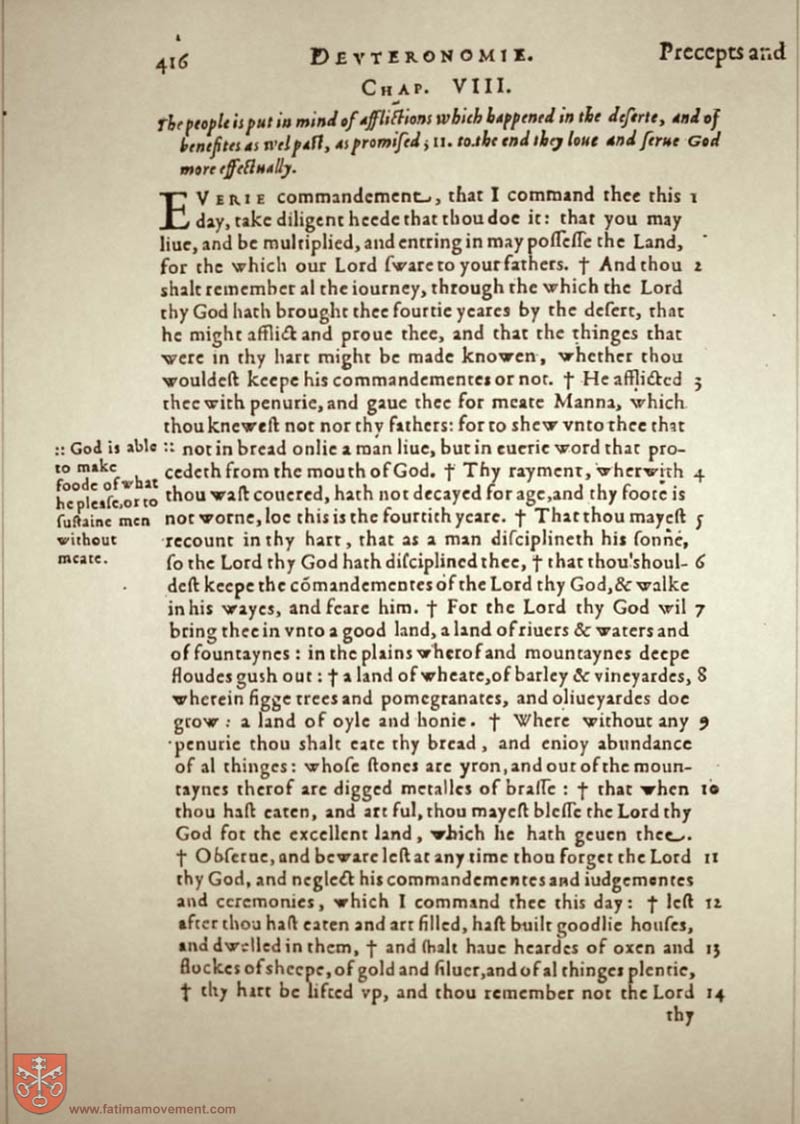 Original Douay Rheims Catholic Bible scan 0436