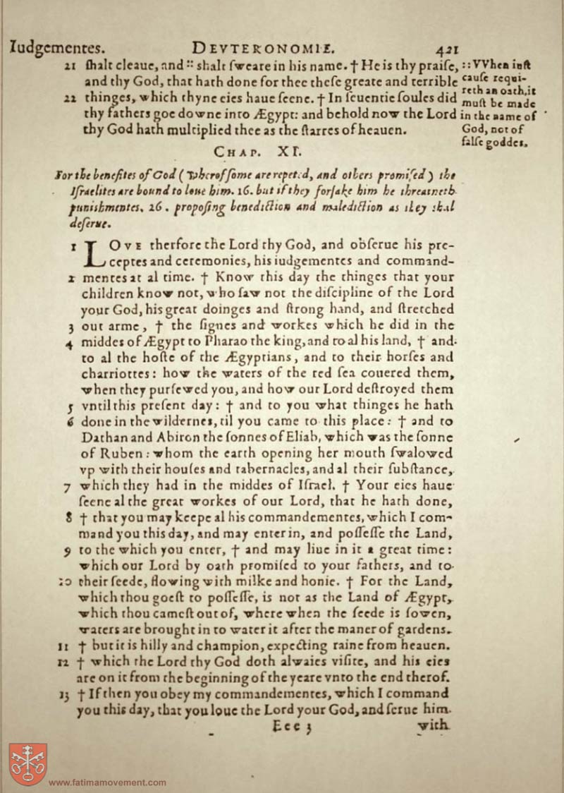 Original Douay Rheims Catholic Bible scan 0441