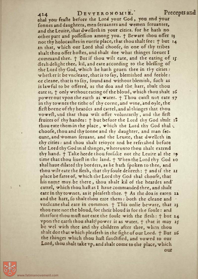 Original Douay Rheims Catholic Bible scan 0444