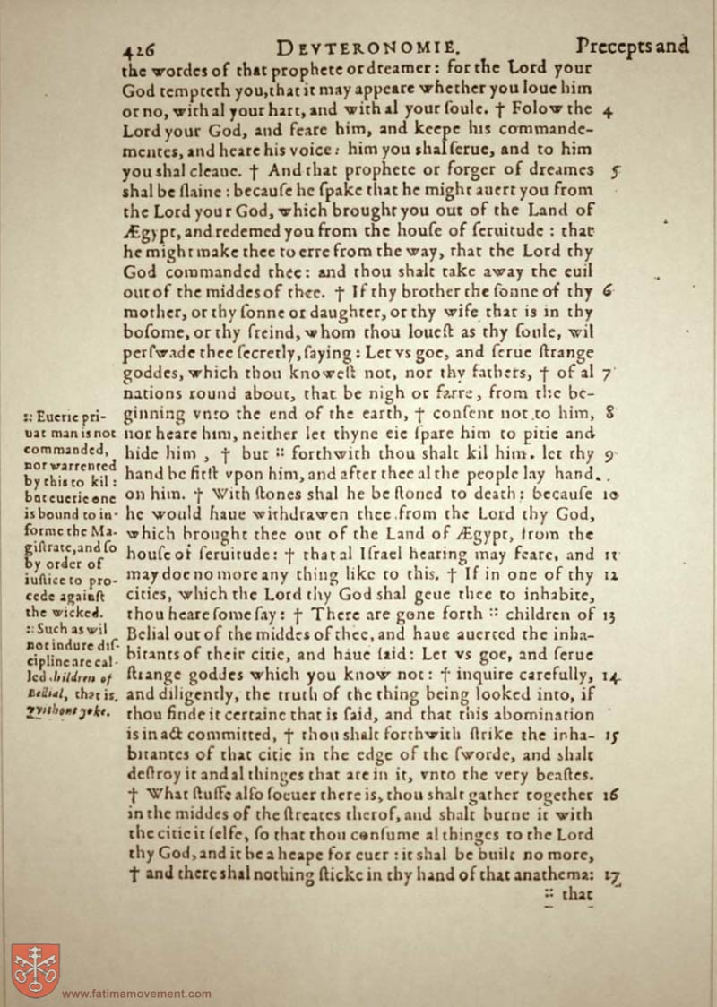 Original Douay Rheims Catholic Bible scan 0446