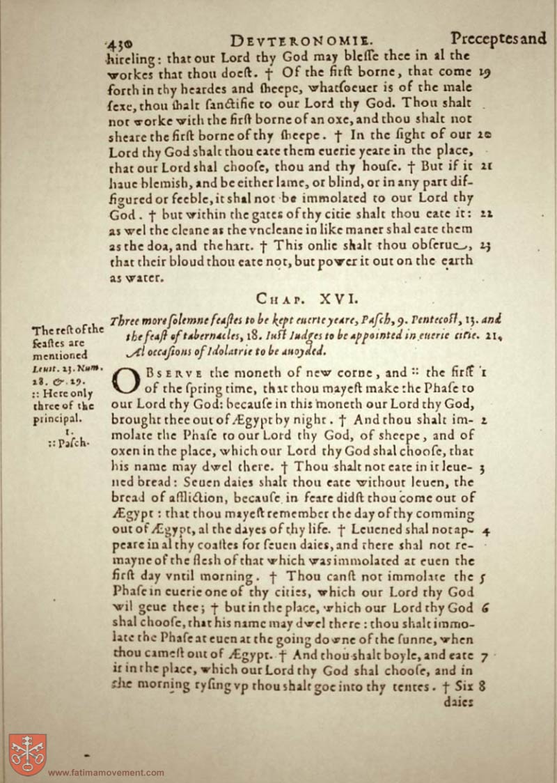 Original Douay Rheims Catholic Bible scan 0450