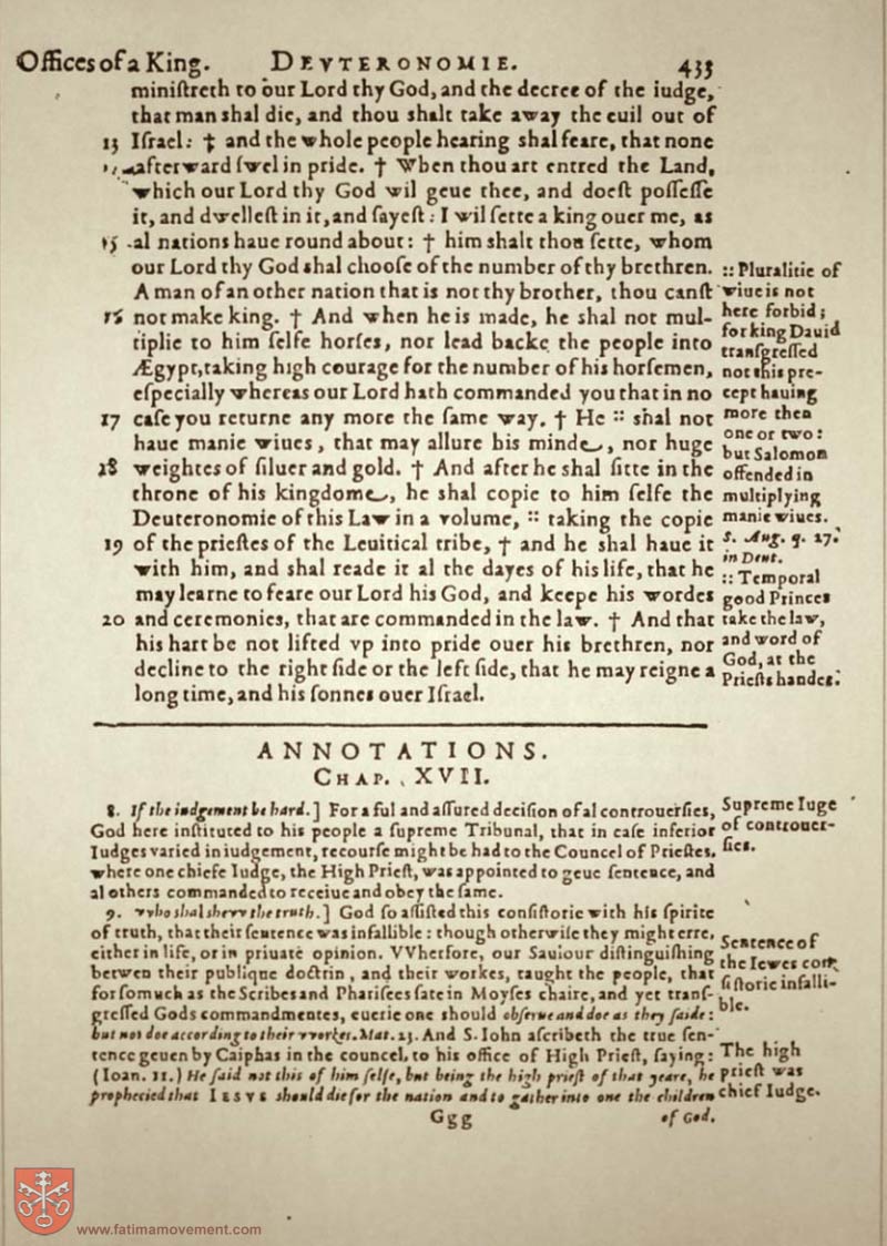 Original Douay Rheims Catholic Bible scan 0453