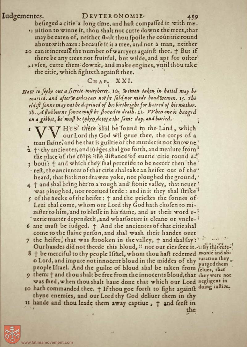Original Douay Rheims Catholic Bible scan 0459
