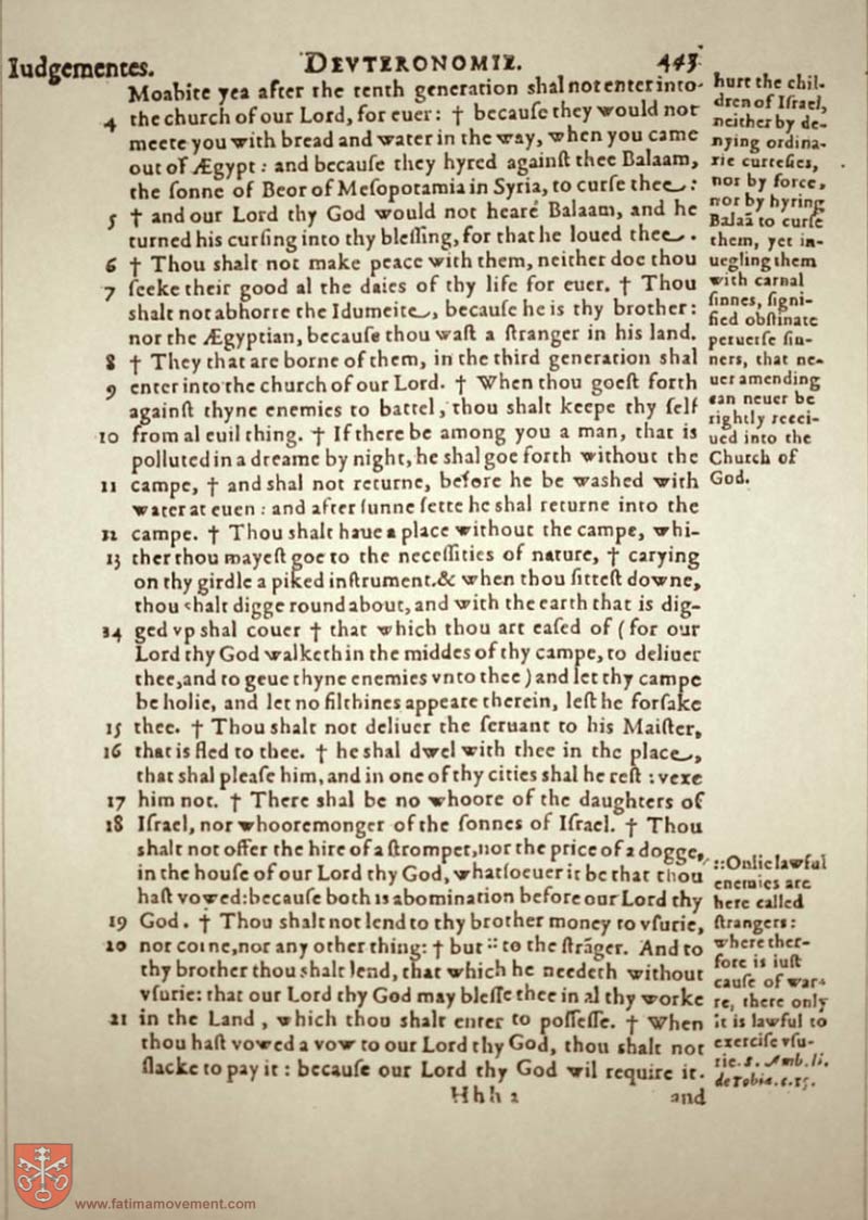Original Douay Rheims Catholic Bible scan 0463