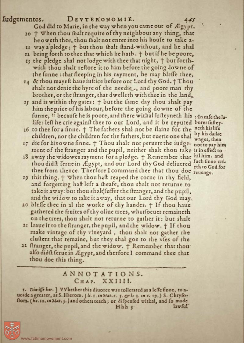 Original Douay Rheims Catholic Bible scan 0465