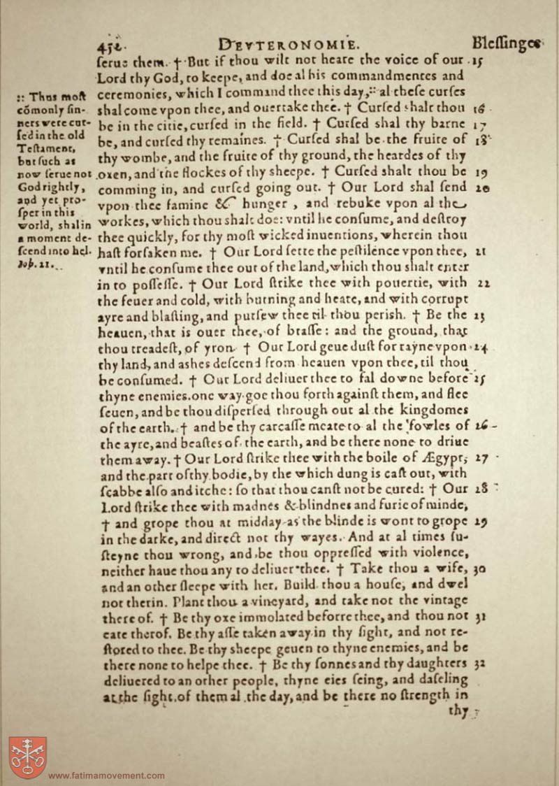 Original Douay Rheims Catholic Bible scan 0472