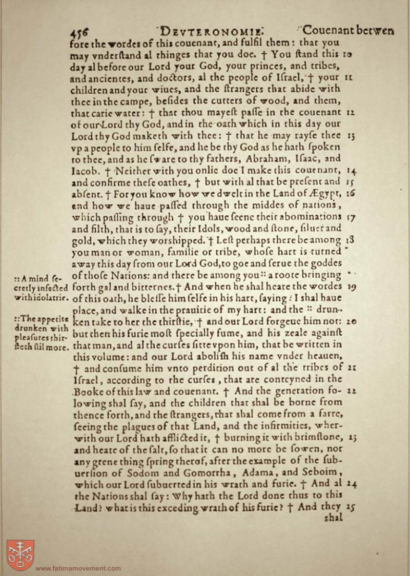 Original Douay Rheims Catholic Bible scan 0476