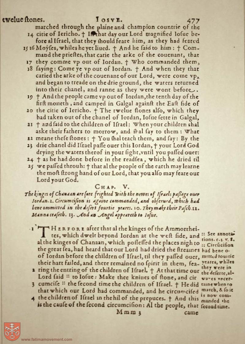 Original Douay Rheims Catholic Bible scan 0497