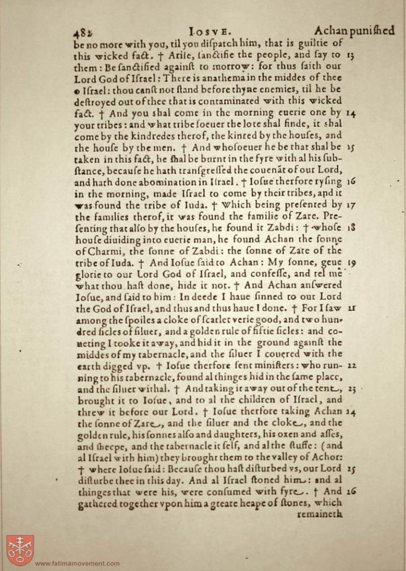 Original Douay Rheims Catholic Bible scan 0502