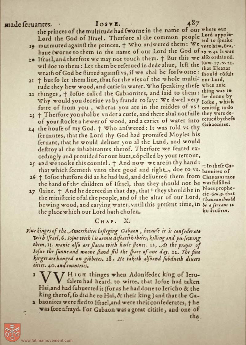 Original Douay Rheims Catholic Bible scan 0507