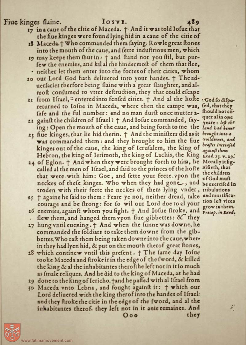 Original Douay Rheims Catholic Bible scan 0509