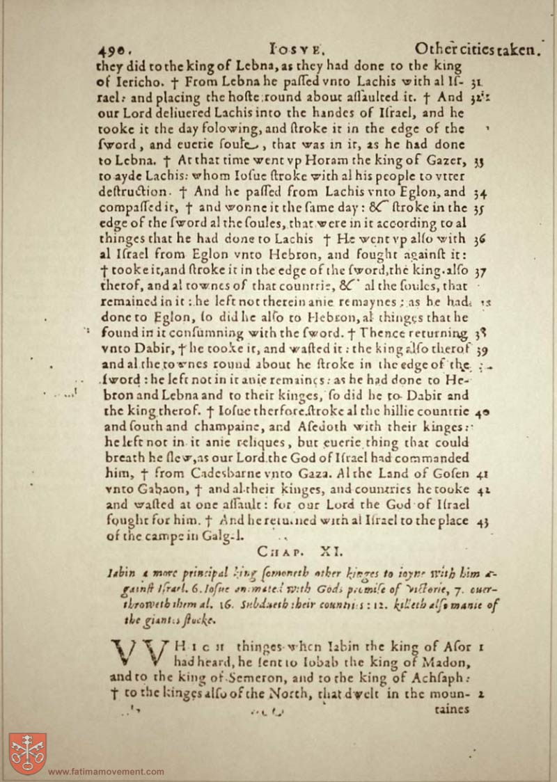 Original Douay Rheims Catholic Bible scan 0510