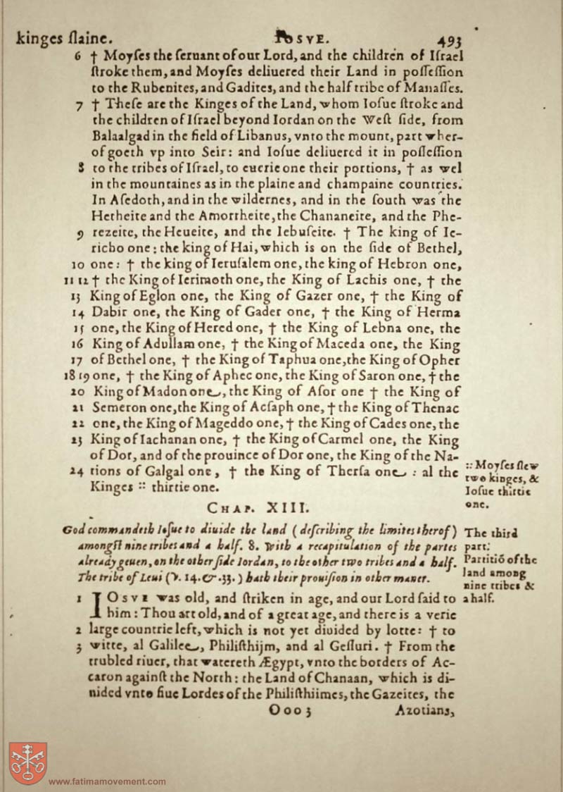 Original Douay Rheims Catholic Bible scan 0513