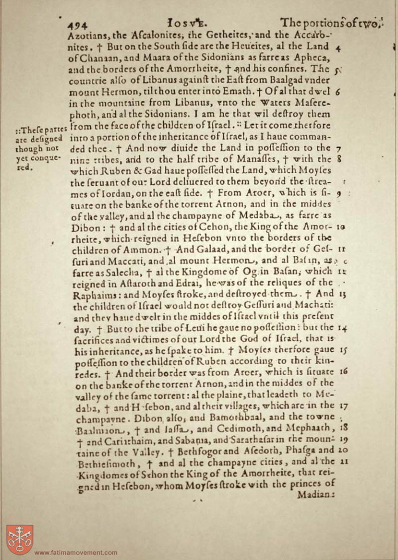 Original Douay Rheims Catholic Bible scan 0514