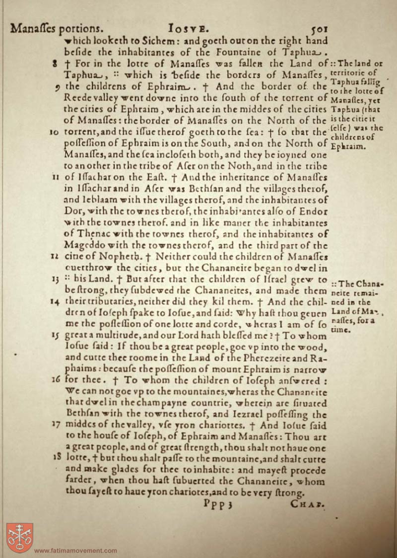 Original Douay Rheims Catholic Bible scan 0521