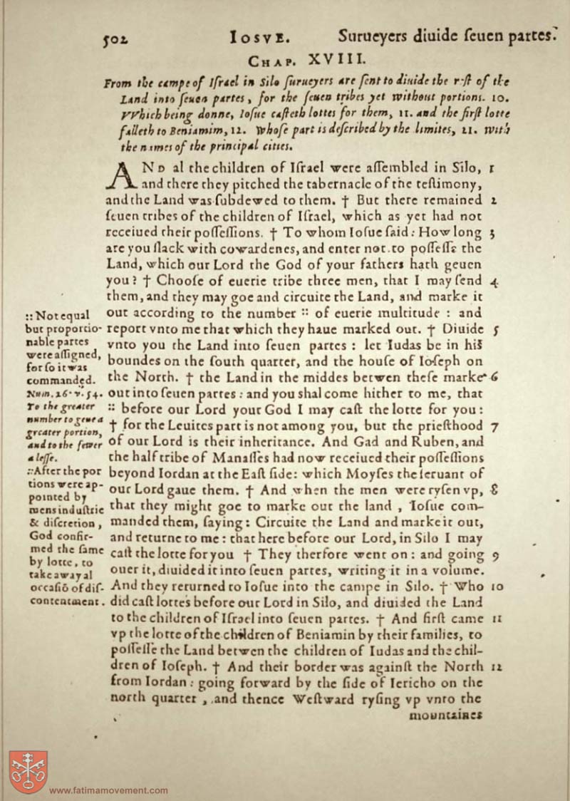 Original Douay Rheims Catholic Bible scan 0522