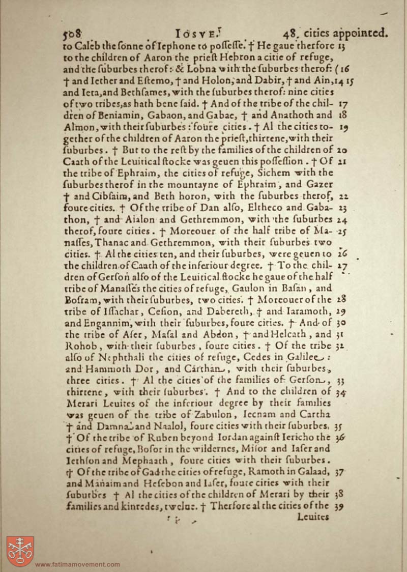 Original Douay Rheims Catholic Bible scan 0528