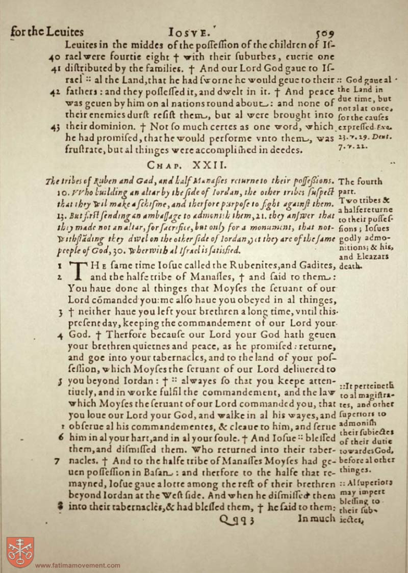 Original Douay Rheims Catholic Bible scan 0529