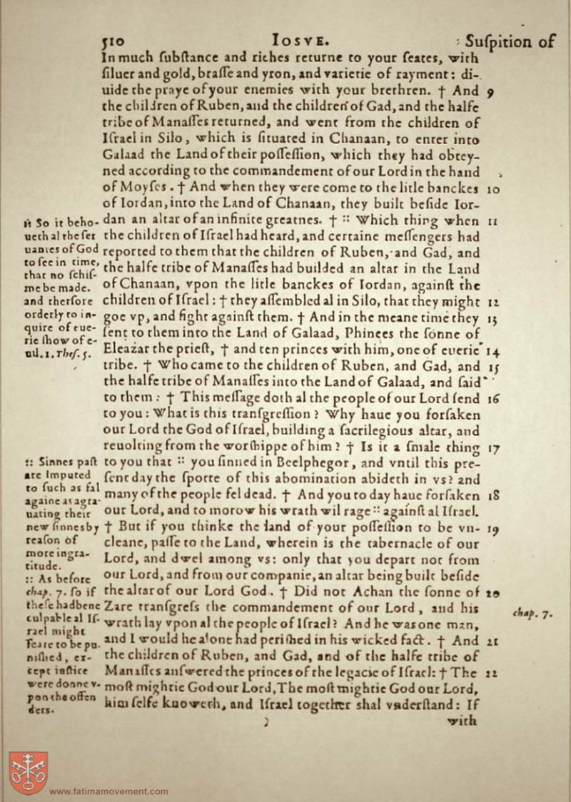 Original Douay Rheims Catholic Bible scan 0530