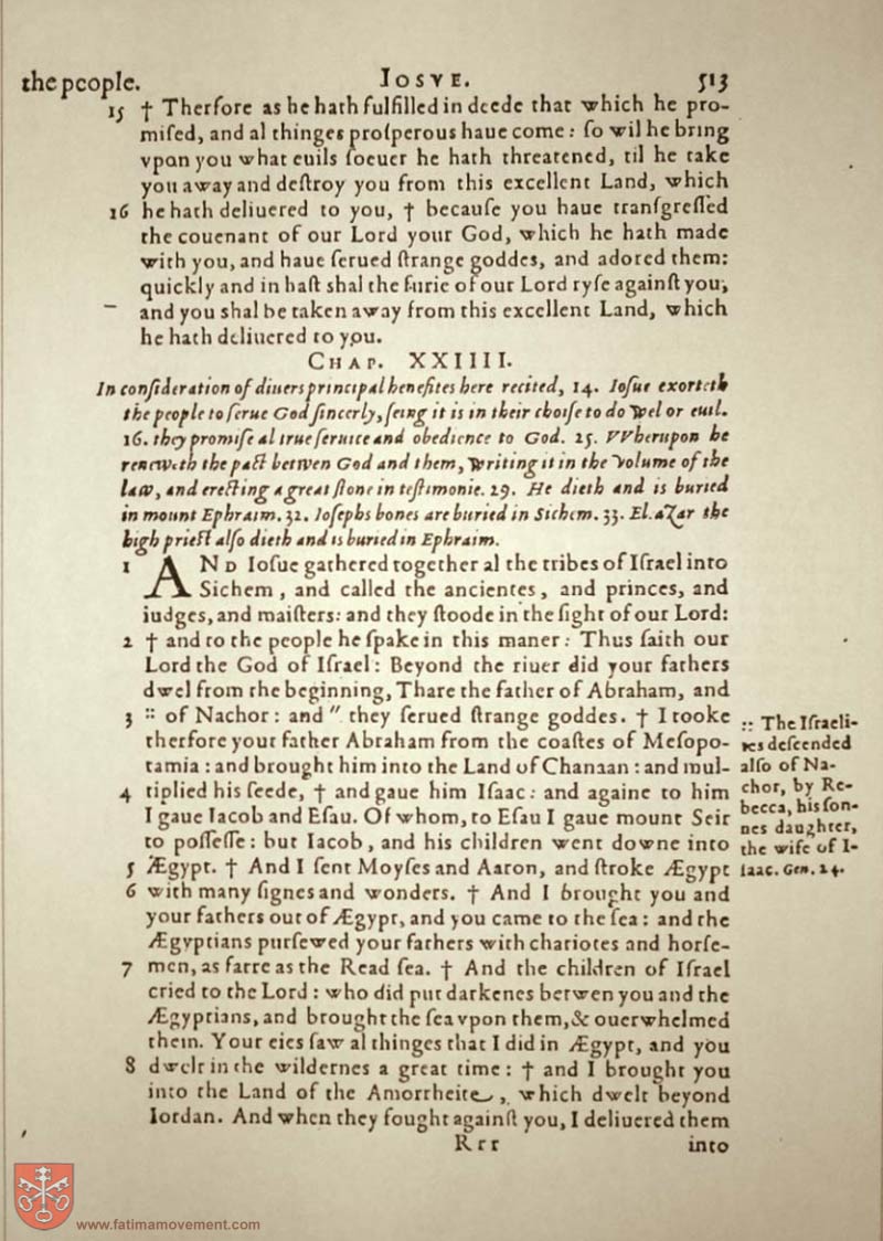 Original Douay Rheims Catholic Bible scan 0533